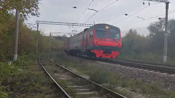Подвозная Электричка ЭД4М-1047/1048 Сообщением Жигулевск-Жиг-Море