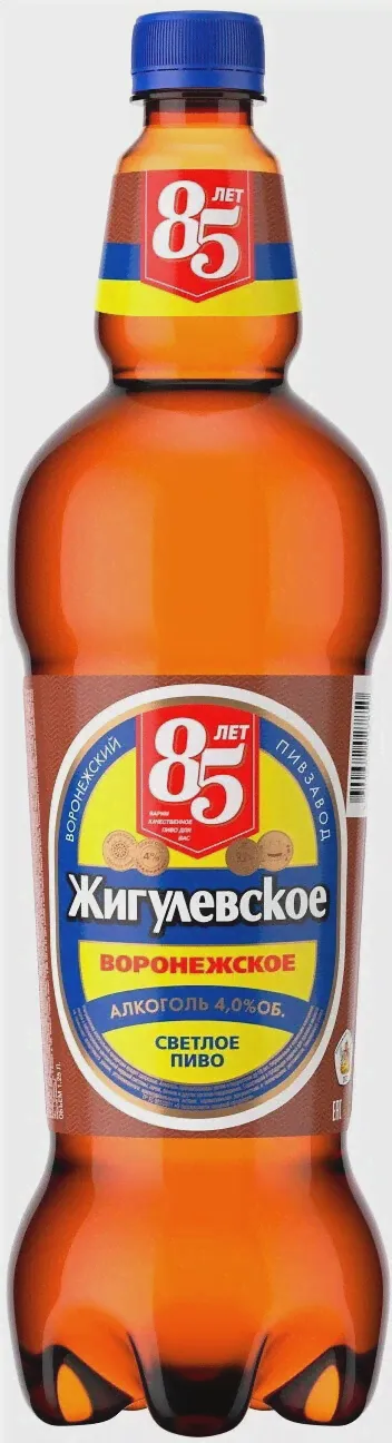 Пиво Воронежское, "Жигулевское", ПЭТ, 1.25 л-0