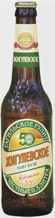 Пиво Тагильское, "Жигулевское" Мягкое, 0.5 л-0