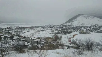 с. Ширяево зимой, Жигулёвские горы